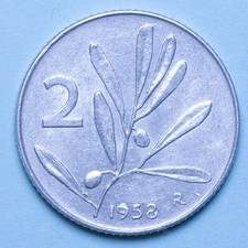 REPUBBLICA ITALIANA 2 LIRE