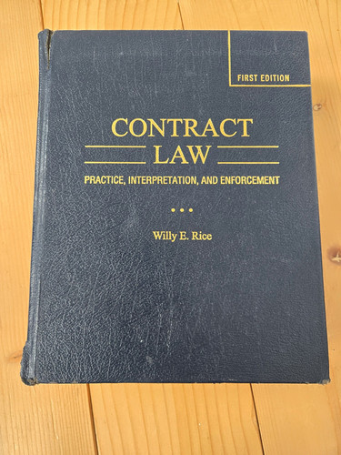 Contract law practice - law,