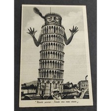 Cartolina Torre di Pisa -  "Niente Paura. Pendo ma non Casco"