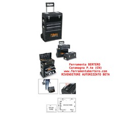 Trolley carrello Beta C43 cassettiera trasportabile portautensili 3 moduli