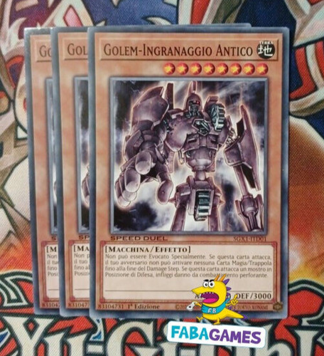 Oh 3 x golem - oh,