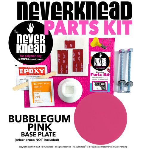 Stop kneading clay pink - kneading,