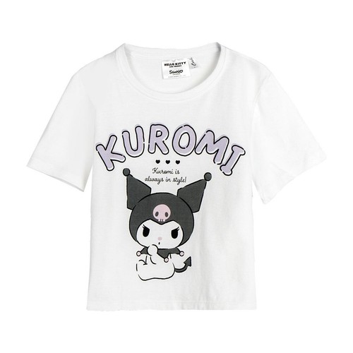 Kuromi shirt bimba cotone - kuromi,