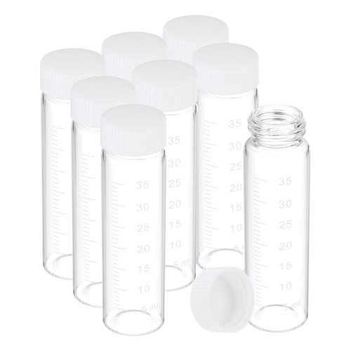 8pz fiale piccole 40ml vetro - 8pz,