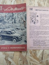 Uso/manutenzione Fiat 1100 103