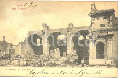 1907 roma rovine del foro - 1907,
