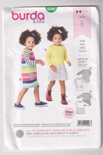 9296 burda abito maglia - -, in