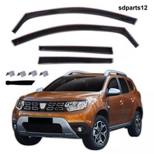 4 Deflettori Aria Nero Fumè