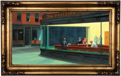 Hopper nighthawks caffè - hopper, di