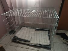 Gabbia Trasportino Pieghevole In Metallo per Animali 