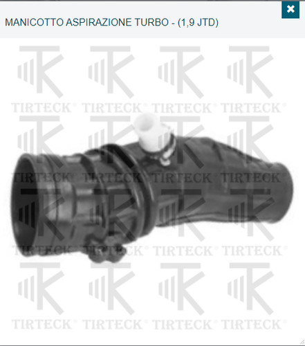 Manicotto tubo aspirazione - manicotto,