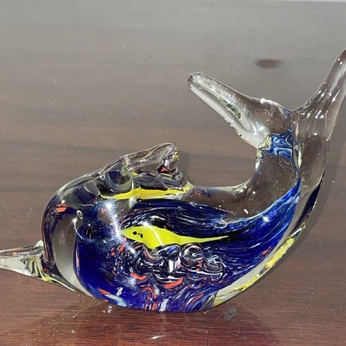 Delfino vetro stile murano - delfino,