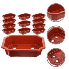  12 Pcs Vasi Piante Piccoli Per Fiori Fioriere Da Interni Vaso Plastica