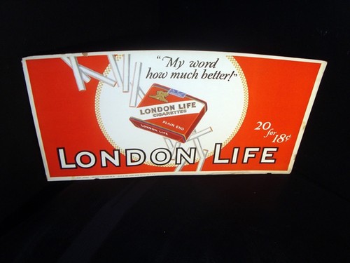 1925 london life cigarettes - life,