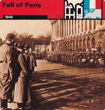 FALL OF PARIS ~ 1940 ~ GERMAN