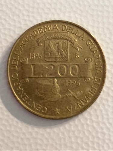 Moneta 200 lire - moneta,