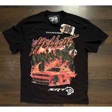 T-shirt uomo Dodge x Reason Hellcat SRT stampa nera taglia L/XL venduta separatamente