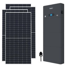Kit fotovoltaico monofase 5850W inverter Zucchetti 5kW accumulo litio 5.12kWh