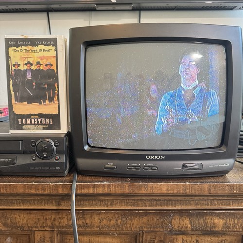 Vintage orion tv1326bw crt - vintage,