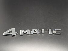 MERCEDES 4 MATIC LOGO SIGLA EMBLEMA FREGIO STEMMA SCRITTA BADGE TARGA TARGHETTA