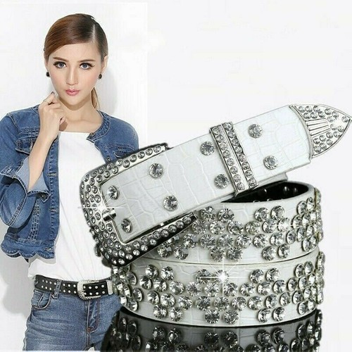 Cintura finta pelle larga - pelle,