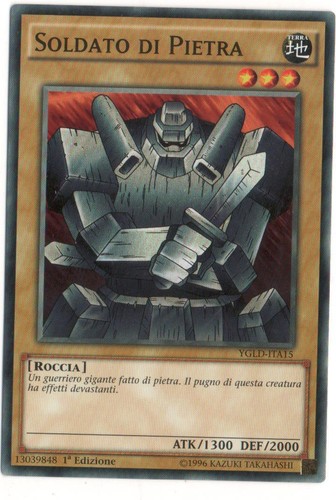 Ygld ita15 soldato - yu-gi-oh!, ygld-ita15