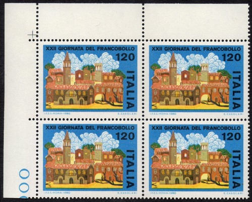 Italia 1980 quartina mnh - -,