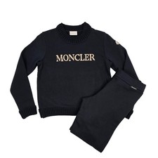 Set tuta Moncler bambina nera