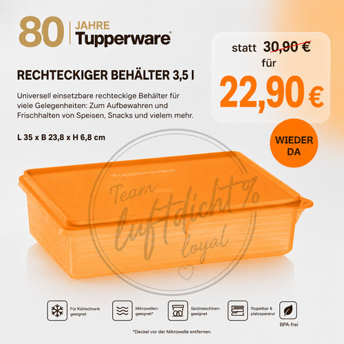 Tupperware cold cut - l,