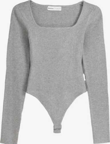 Body bershka collo - body, quadrato