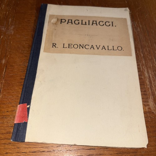 Opera libretto pagliacci - opera,