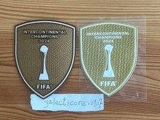 Distintivo toppa velluto silicone Real Madrid Campioni intercontinentali FIFA 2024