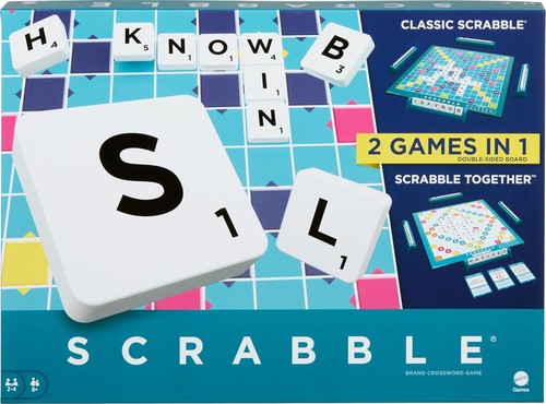 Mattel games scrabble board - mattel,