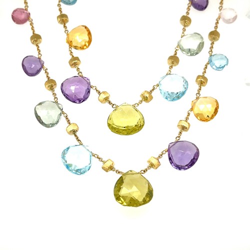 Collana gemma oro giallo - in, in