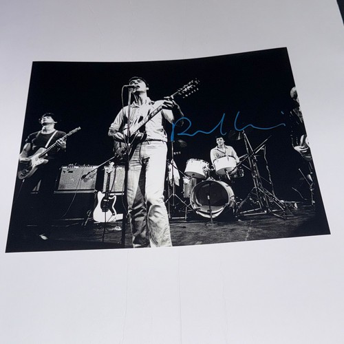 David byrne autografato teste - david,