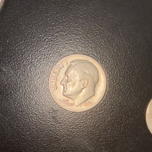 1967 roosevelt dime 10c - 1967,