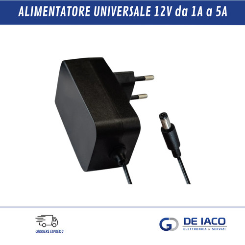 Alimentatore universale 12v