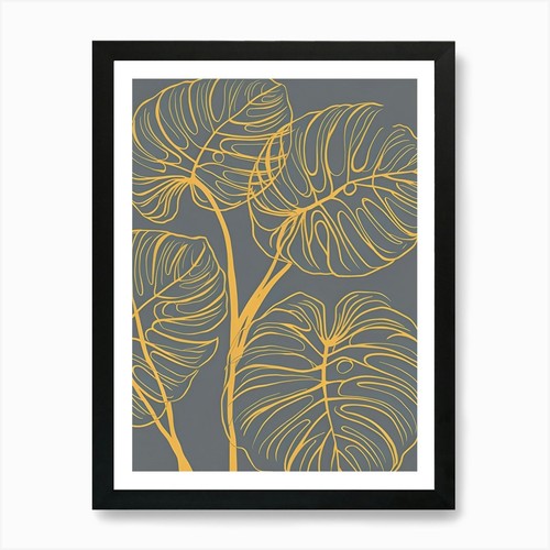 Quadro monstera leaves - quadro, 4