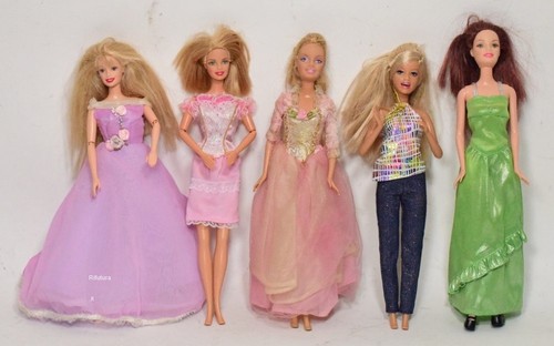 Lotto barbie bambole - 5,