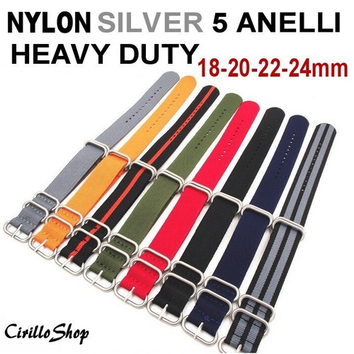 Cinturino orologio nylon - orologio, 5