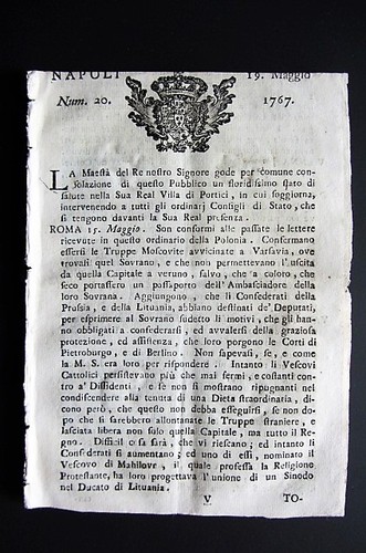 Giornale antico originale