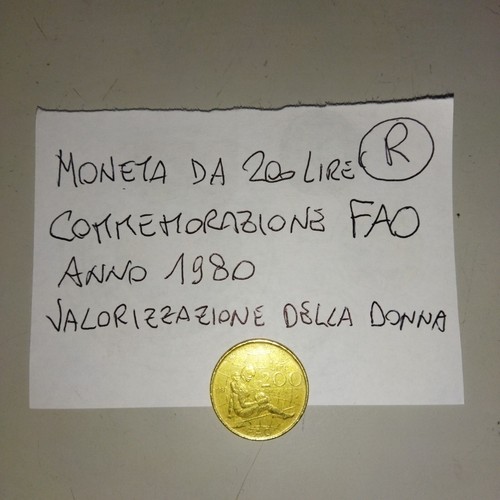 Moneta 200 lire - da, fao