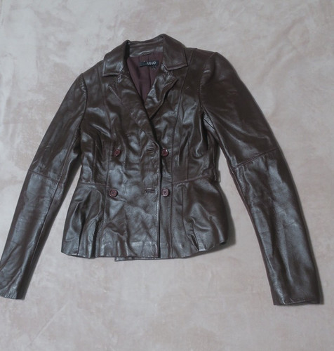 Giacca pelle donna liu jo - pelle,
