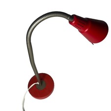 Lampada da scrivania rossa