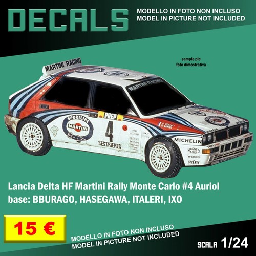 Decals repro lancia delta - decals,