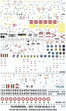 TAURO MODEL TM72/549 STENCILS