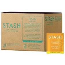 Stash Tea Chamomile Herbal Tea, Box of 100 Bags 100 Count (Pack 1) 