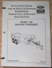 Manuale Di Parti Catalogo Spandiletame Nuovo Holland Modello 195
