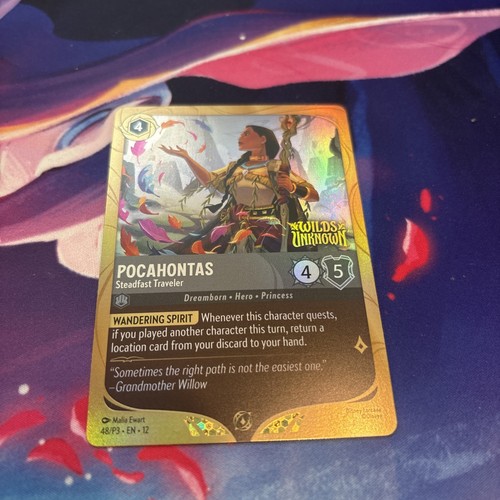 Lorcana pocahontas promo - lorcana,