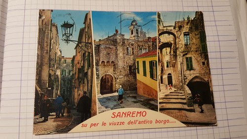 Cartolina sanremo per - sanremo, su